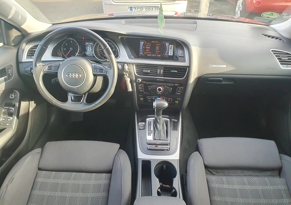 Audi A5 cena 62900 przebieg: 158255, rok produkcji 2014 z Gryfino małe 379